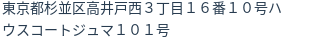 住所（登記所在地）