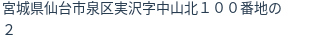 住所(登記所在地)