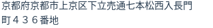 住所(登記所在地)