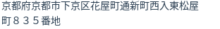 住所（登記所在地）