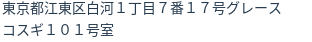 住所（登記所在地）