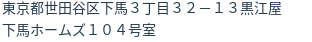 住所（登記所在地）