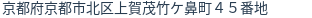 住所(登記所在地)