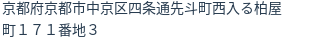 住所（登記所在地）