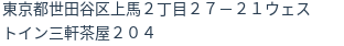 住所（登記所在地）