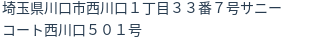 住所（登記所在地）