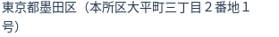 住所(登記所在地)