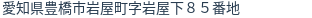 住所(登記所在地)