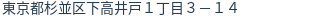 住所(登記所在地)