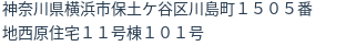 住所(登記所在地)