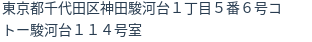 住所(登記所在地)