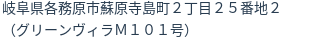 住所(登記所在地)