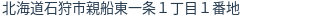 住所（登記所在地）