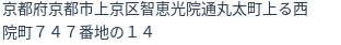 住所（登記所在地）