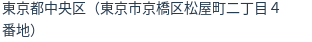 住所（登記所在地）