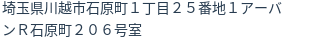 住所（登記所在地）