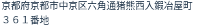 住所(登記所在地)