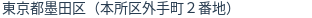 住所(登記所在地)