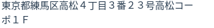 住所（登記所在地）