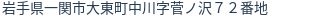 住所（登記所在地）