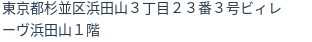 住所（登記所在地）