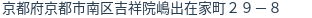 住所（登記所在地）