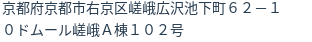 住所(登記所在地)
