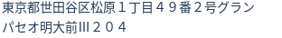 住所(登記所在地)