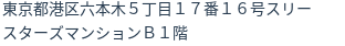 住所(登記所在地)