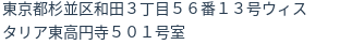 住所（登記所在地）