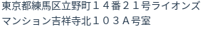 住所(登記所在地)