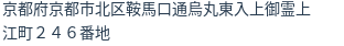 住所（登記所在地）