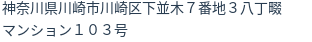 住所(登記所在地)