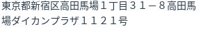 住所（登記所在地）