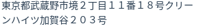 住所（登記所在地）
