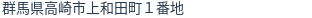 住所（登記所在地）