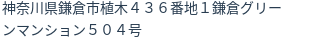 住所(登記所在地)