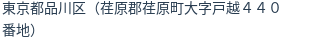 住所（登記所在地）