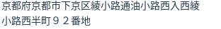 住所(登記所在地)