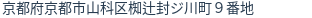 住所(登記所在地)