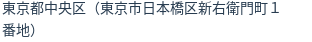 住所（登記所在地）