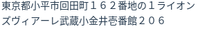住所(登記所在地)