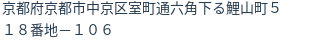 住所（登記所在地）
