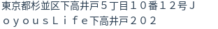 住所(登記所在地)