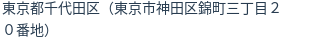 住所（登記所在地）