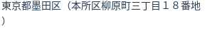 住所(登記所在地)