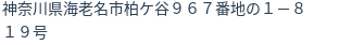 住所（登記所在地）