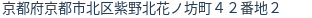 住所(登記所在地)