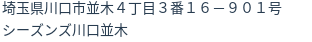 住所(登記所在地)