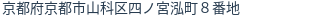住所（登記所在地）